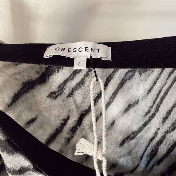 Nwt Crescent Zebra Print Mini Skirt Large - Picture 5 of 6